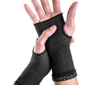 ABYON WRIST SUPPORT COMPRESSION SLEEVE GLOVE MEDIUM M ONE PAIR UNISEX NEW